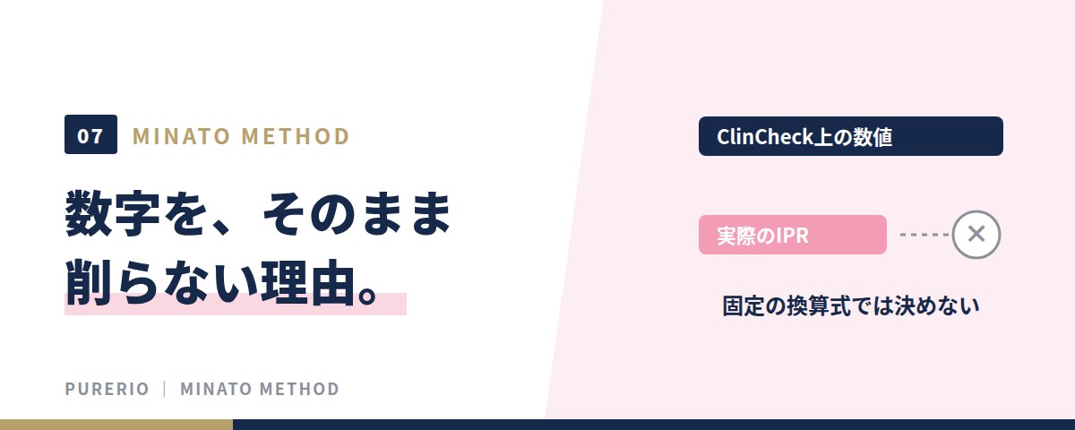 数字を、そのまま削らない理由